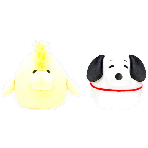 Squishmallows Peanuts 8-Inch 2-Pack Plush - Add Snoopy & Woodstock to your Squad, Ultrasoft Stuffed Animal Large Plush, Official Kelly Toy Plush