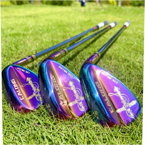 CALONG Golf Wedges Forged Cross Sand Wedges for Men Right Hand 48 50 52 54 56 58 60 Degree Milled Face for More Spin Pitching Lob Golf Clubs