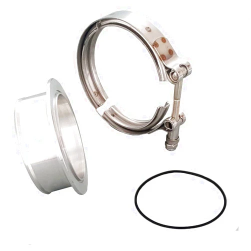 XRTMD V Band Clamp Aluminum Flange For Borg Warner S400 S400SX S500 S500SX Turbo Compressor