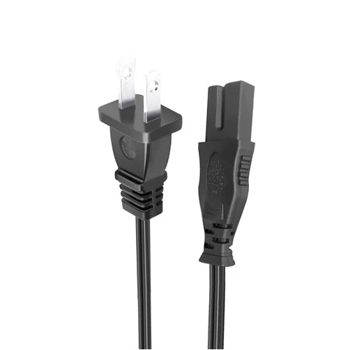 Trospow 8.2ft Power Cord Replacement for Brother CS6000i CS8000 CS8060 SE-400 ES2000 White Baby-Lock Viking Pfaff Bernina Singer 5400 6180 6199 6160 Sewing Machine 2 Prong Power Cord Cable