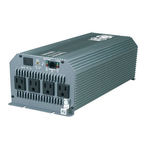 Tripp Lite Power Compact Inverter, 1800W, 12VDC, 120V, 5-15R, 4 Outlets for Automobiles, RVs, Trucks, Fleet Vehicles & Emergency Vehicles (PV1800HF)