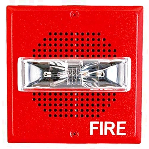Wheelock Cooper WHEELOCK ET70-24MCW-FR Wall Mount RED Speaker Strobe