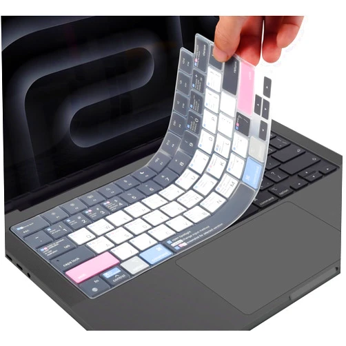 CaseBuy Premium Mac OS Keyboard Cover Shortcuts Compatible with MacBook Pro 14
