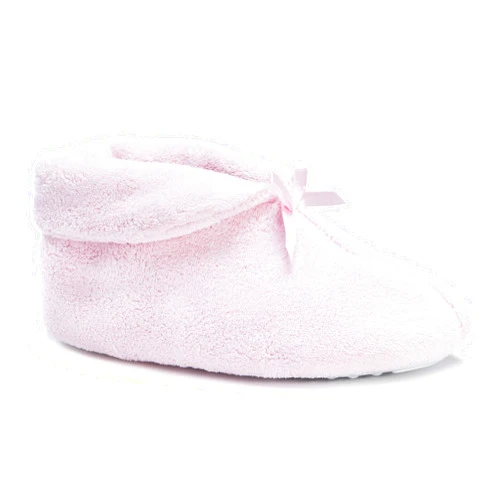 MUK LUKS womens Micro Chenille Boot With Satin Bow