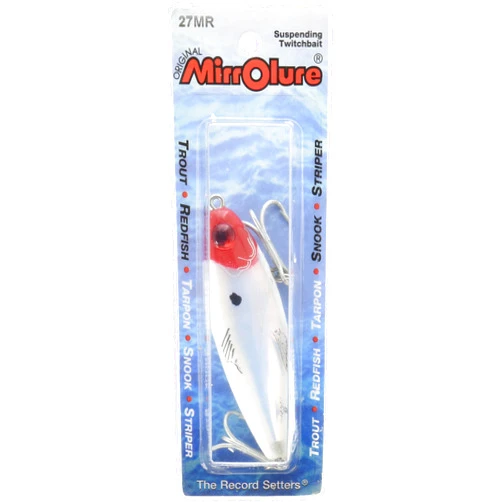 MirrOLure Mirrolure 27 Mr Mirrodine XL Susp Twitchbait White Silver 31 8 in 9 16oz