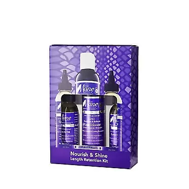 The Mane Choice Nourish & Shine Length Retention Kit, The Alpha Multi-Vitamin Scalp Nourishing Growth Oil and Soft As Can Be Revitalize & Refresh 3-in-1 Co-Wash, Leave In, Detangler