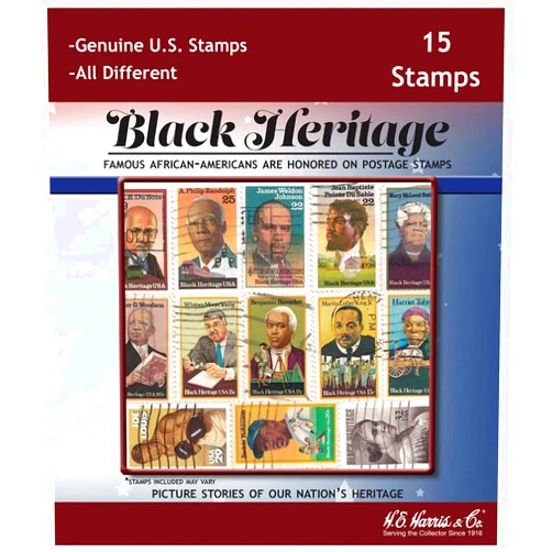 By H.E. Harris (Author) Black Heritage Stamp Collection
