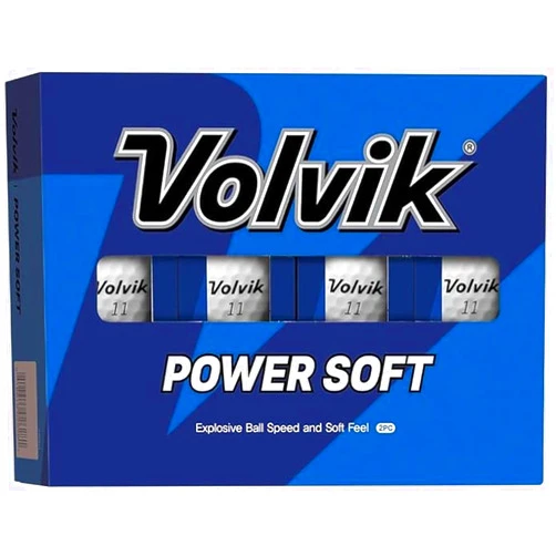 Volvik Power Soft White Golf Balls (One Dozen)