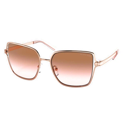 Michael Kors MK1087 Cancun Shiny Rose Gold/Brown Peach Gradient One Size