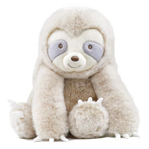 Ice King Bear Baby Sloth Stuffed Animal Plush Toy, 10 Inches, Cute Beige