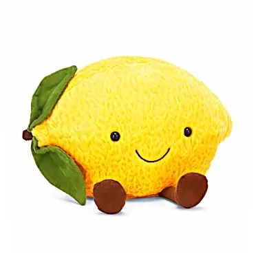 Jellycat Amuseables Lemon Food Plush, Medium 9 inches