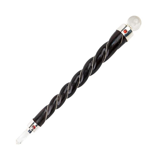 ARHAM CRYSTAL Rosewood Long Metaphysical Healing Wand 9