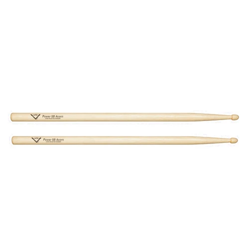Vater Power 5B Hickory Drum Sticks with Acorn Tip, Pair