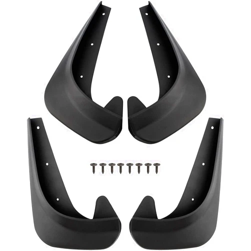 WEDOAUTO Set of 4 Front and Rear (Driver & Passenger Side) Mud Flaps Splash Guards Mudguards Mudflaps Fit for Toyota Matrix 2003-2014 Wagon, for Toyota Corolla 2017 2018 2019 Hatchback