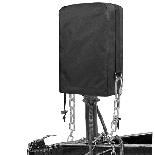 Safoner RV Electric Tongue Jack Cover- 900D Oxford Fabric Waterproof Protective- Travel Trailer Accessories for Outside Protection