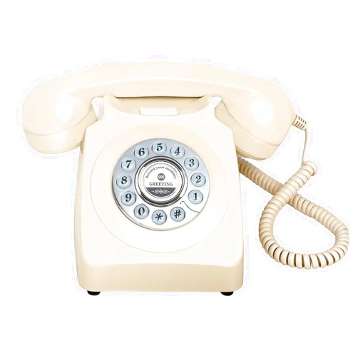 Sentno Audio Guestbook Wedding Phone,Record Guest Voice Messages with Guest Book,Retro Phone Audio GuestBook for Wedding Birthday Party Confession (Beige)