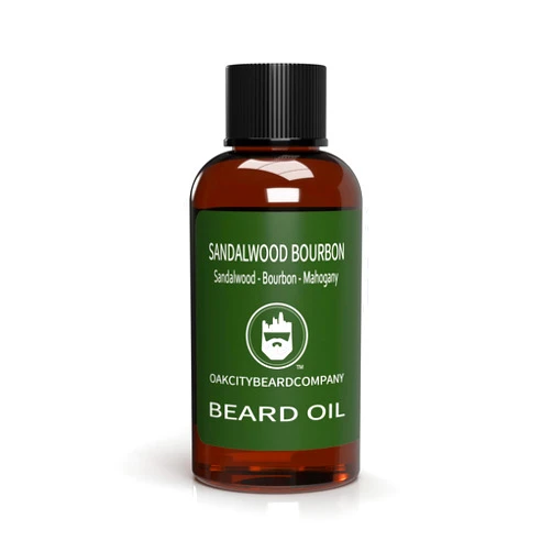 Oak City Beard Company OakCityBeardCo. - Sandalwood Bourbon - 2 Ounce - Beard Oil - Beard Conditioner - Sandalwood - Bourbon - Mahogany - Our Most Popular Scent!