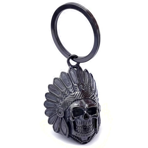 AilRabbit Motorcycle Skull Bell - Motorcycle key chain Biker Skull Bells protect the rider Motorcycle Accessories