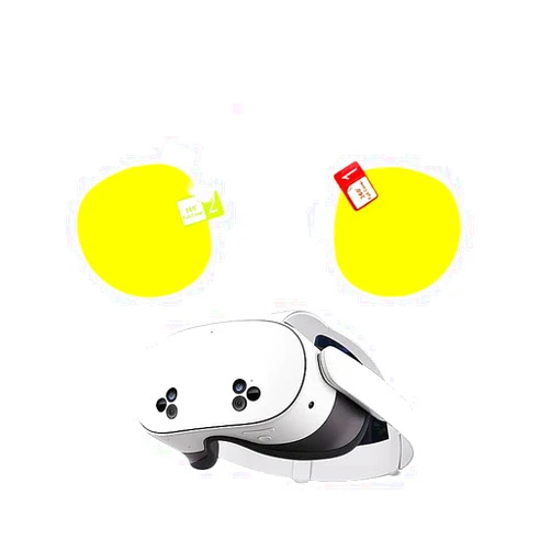 VRUIVR Lens Protection Film for Quest 3S Accessories, Dust Proof Cover for Oculus Quest 3S, Protects Lens from Sunlight, Scratches and Dust