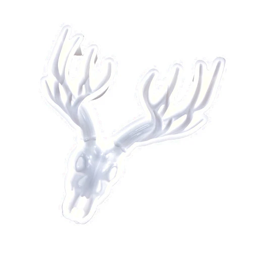 Hejhncii Christmas Antler Silicone Mold 3D Large Animal Epoxy Resin Mold for Wall Decoration Concrete Plaster Living-Room Silicone Molds for Soap