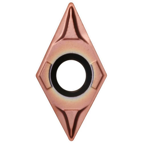 Sandvik Coromant T-Max U Carbide Turning Insert, DCMT, 55 Degree Diamond, UM Chipbreaker, GC1125 Grade, Multi-Layer Coating, DCMT 3(2.5)1-UM, 3/8