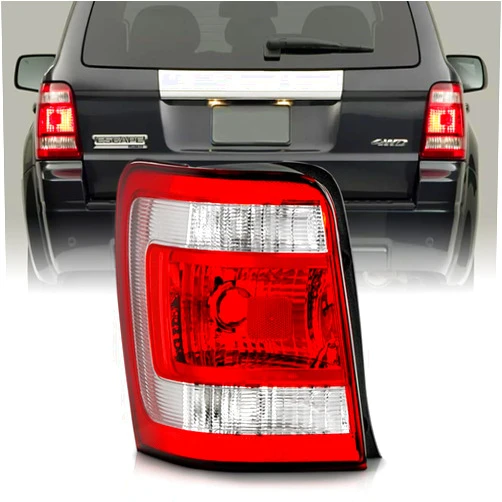 KEEKPO - For 2008 2009 2010 2011 2012 Ford Escape Factory Style Red Tail Light Brake Lamp Replacement Left Driver Side