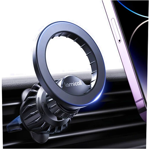 Lamicall for MagSafe Car Mount - [20 Super Magnets] Magnetic Car Phone Mount, Air Vent Phone Holder Car, Hands Free Cell Phone Holder Clip Car Accessories fit iPhone 16 15 14 13 Pro Plus Max