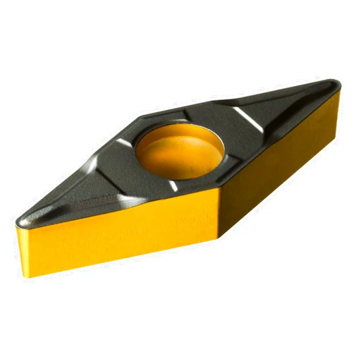 Sandvik Coromant, VBMT 331-PF 4325, CoroTurn 107 Insert for Turning, Carbide, Diamond 35°, Neutral Cut, 4325 Grade, Ti(C,N)+Al2O3+TiN, Inveio™ Coating Technology (Pack of 10)