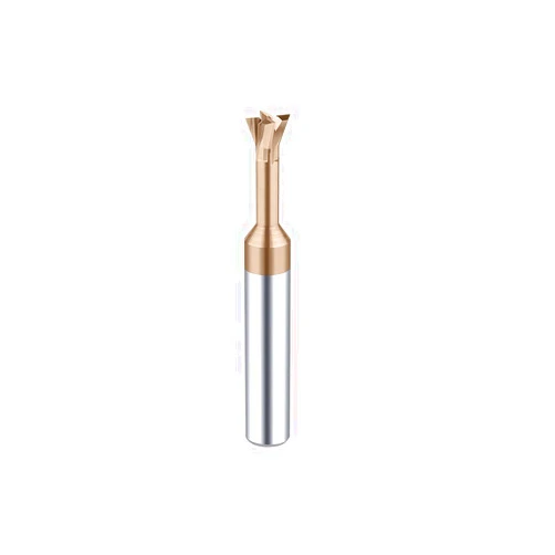 BONYTOOL Dovetail Milling Cutter HRC55 Coated Tungsten Steel Carbide Slotting End Mills 75° 60° 45° Chamfering CNC (4 mm -45°)