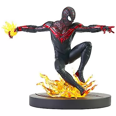 DIAMOND SELECT TOYS Marvel Gallery: Miles Morales (Playstation 5 Version) PVC Statue, Multicolor