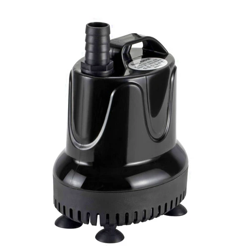 hygger 215 GPH Quick Water Change Aquarium Pump Submersible Fountain Water Pump Fish Tank Pond Drain Transfer Pump with 2 Adaptors Black