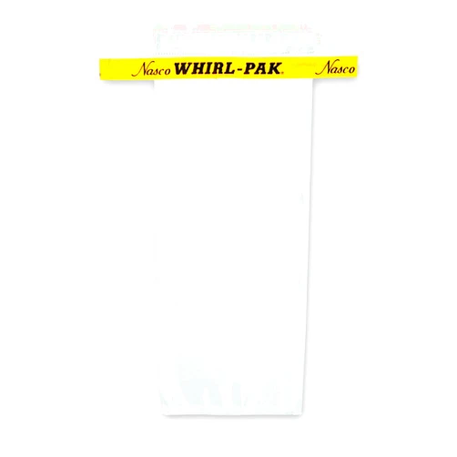 Nasco Whirl-Pak B00679WA Sample Bag, 185mm L x 75mm W, 0.057mm Thickness, 118ml Capacity (Box of 500)