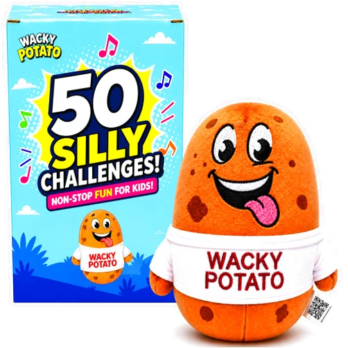 Wackiez Wacky Potato - Interactive Musical Talking Passing Potato Game | 50 Silly Challenges & 15 Songs | Funny Family Party Activity for Boys & Girls | Indoor Outdoor Gift for Kids
