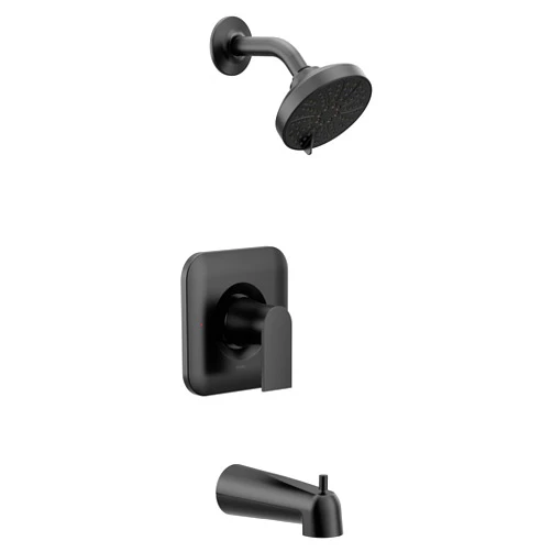 Moen T2473EPBL Genta LX Posi-Temp Pressure Balancing Eco-Performance Modern Tub and Shower Trim Valve Required, Matte Black