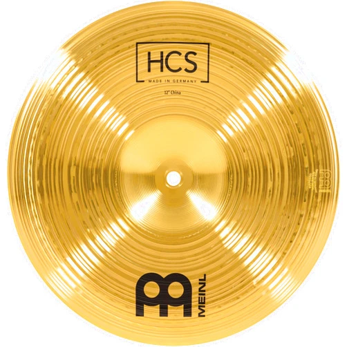 Meinl Cymbals Meinl 12” China Cymbal – HCS Traditional Finish Brass for Drum Set, Made In Germany, 2-YEAR WARRANTY (HCS12CH)