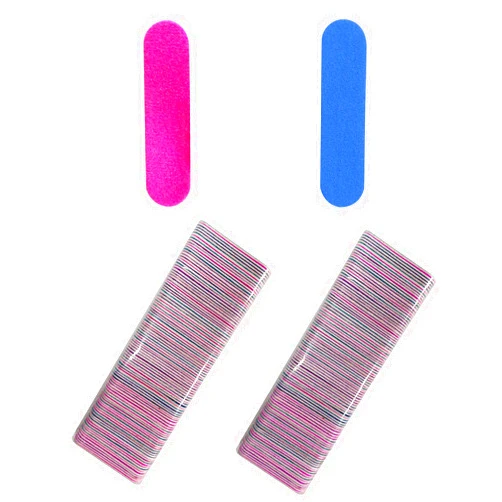 Wiselooker 200 Count Mini Nail File Disposable Emery Board Double Sided