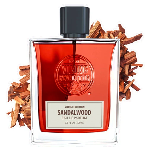 Viking Revolution Sandalwood Cologne for Men - Eau de Parfum - Woody Sandalwood Perfume with Notes of Cedar, Cypress, Plum Blossom, Lemon, Balm, Vanilla - Gifts for Men 3.5 Fl Oz