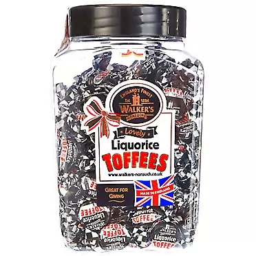 Walkers Nonsuch Toffee Ltd Walkers Liquorice Toffee 1.25kg Jar