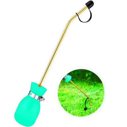 Boao Bulb Sprayer Applicator 3.5oz with Long Copper Tube Diatomaceous Home Dispenser for Supplies and Control(Light Green)