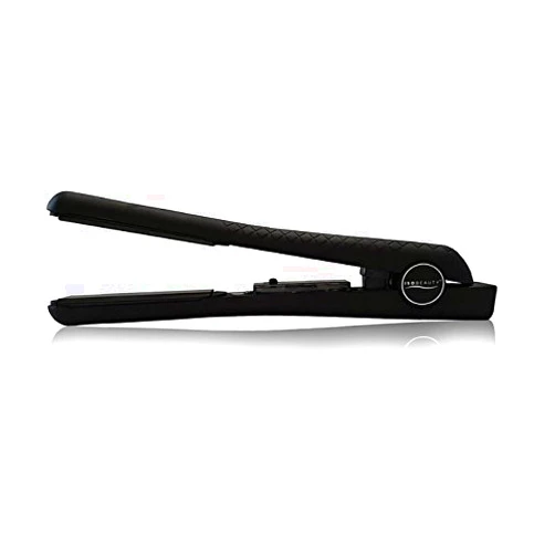 Iso Beauty Diamond Collection Super Spectrum Pro Hair Straightener Flat Iron W/ 1.25 Inch Ceramic and Adjustable Temperature Control of 180-450°F (Black)