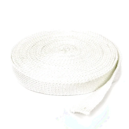 Lynn Manufacturing High Temperature Flat Gasket Tape, 1000F, White, Boiler & Furnace, 1'' x 1/8'' x 25ft, 9460