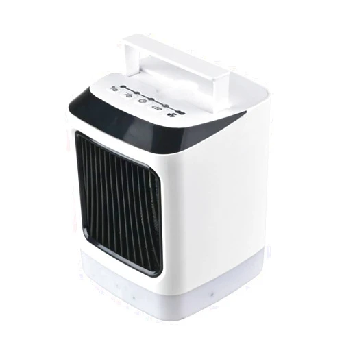 Grafken Portable Mini Desktop Heater, Hand Extract Heater, LED Night Light, Timing, Suitable for Outdoor Heaters in Living Room, Bedroom, Bedside Dining Room