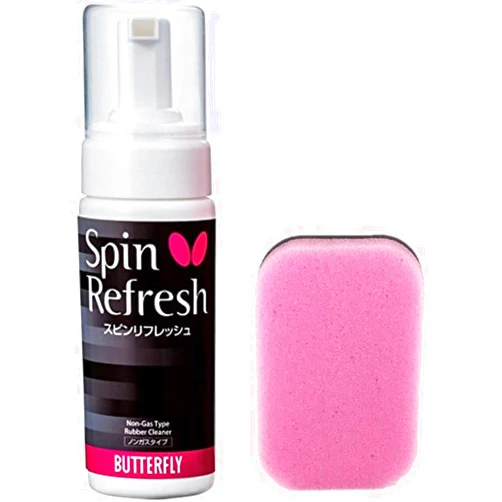 Butterfly Table Tennis Racket Care Kit - Includes: 1 Ping Pong Paddle Cleaner + 1 Table Tennis Rubber Cleaner Sponge - Great Value Table Tennis Racket Cleaner Kit – Cleans Ping Pong Paddle 125 Times