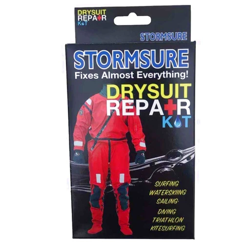 Stormsure Drysuit Repair Kit with Flexible Adhesive and TUFF Tape - Ideal for Drysuits, Semi-Drysuits, Neoprene, Latex Seals