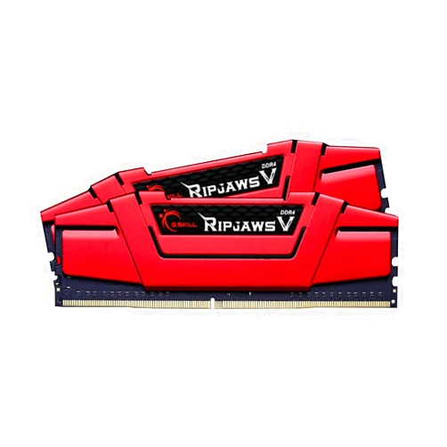 G.SKILL Ripjaws V Series (Intel XMP) DDR4 RAM 32GB (2x16GB) 2666MT/s CL15-15-15-35 1.20V Desktop Computer Memory UDIMM - Red (F4-2666C15D-32GVR)