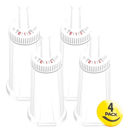 CoreReplace 4 Pack Replacement Water Filter for Breville Barista Touch Espresso Machine BES880, Barista Pro BES878, Oracle Touch BES990, Oracle BES980 & Dual Boiler BES920 Bambino ClaroSwiss，#BES008WHT0NUC1