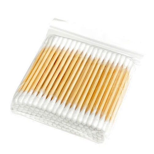 CraftySticks 3 Inch Cotton Swab Tipped Wood Applicators, 100 per Pack, 10 Packs (1,000 Count)