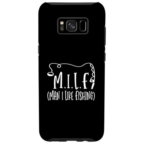 Angler Fischer Anglersprüche Rute Hecht Zander Aal Galaxy S8+ MILF Man I Love Fishing Fishing Fishing Line Fishing Case