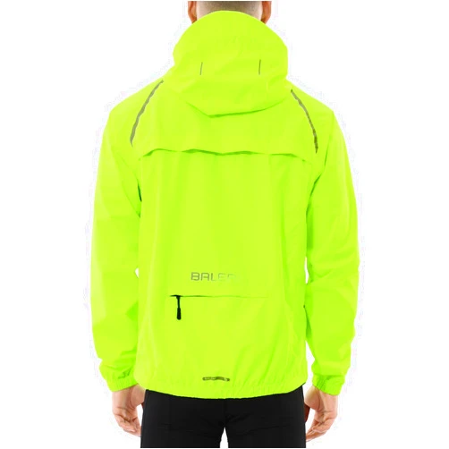 BALEAF Men's Rain Jacket Waterproof Windbreaker Running Cycling Golf Hiking Gear Hood Lightweight Reflective Packable