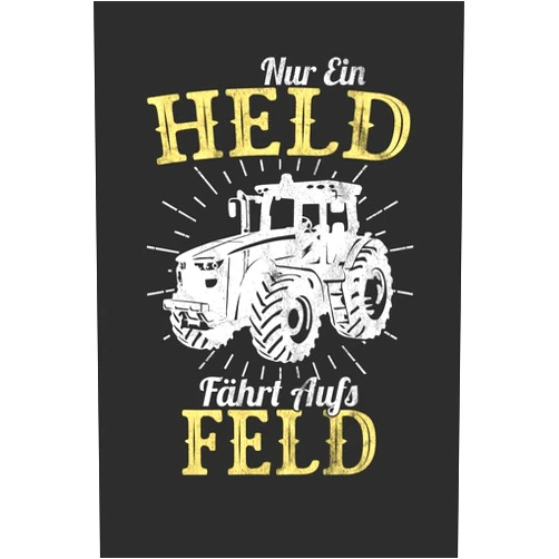 Bauer & Landwirt Notizbücher Nur Ein Held Fährt Aufs Feld: A5 Blanko • Notebook • Notizbuch • Taschenbuch • Journal • Tagebuch - Ein lustiges Geschenk für Freunde oder die Familie ... und Landwirte der Welt (German Edition)